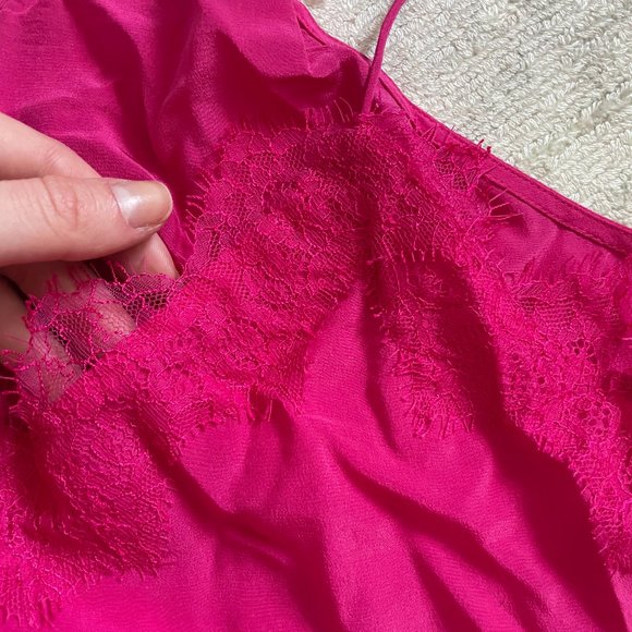 Cami NYC Pink Lace Trim Camisole - Picture 8 of 8